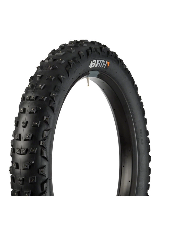 45NRTH Wrathchild Tire - 27.5 X 3, Tubeless, Folding, Black, 120tpi, 252 XL Concave Carbide Aluminum Studs 3 45NRTH Wrathchild Tire - 27.5 X 3, Tubeless, Folding, Black, 120tpi, 252 XL Concave Carbide Aluminum Studs