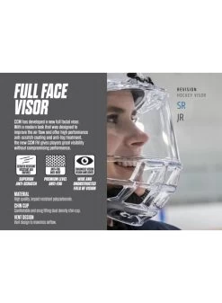 2019 CCM FULL VISOR FV1 -Sports Equipment Shop ccm hockey 2019 ccm full visor fv1 5