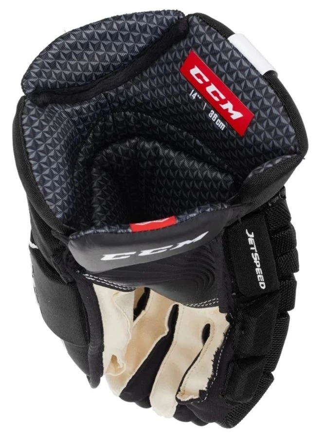 2021 CCM HG JETSPEED FT4 HOCKEY GLOVES SR 6 2021 CCM HG JETSPEED FT4 HOCKEY GLOVES SR - Image 4