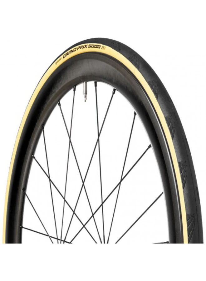 CONTINENTAL GRAND PRIX 5000 700 X 25 CREAM BLK CHILI 4 CONTINENTAL GRAND PRIX 5000 700 X 25 CREAM BLK CHILI - Image 2