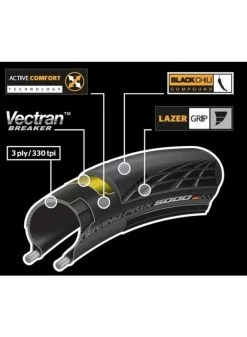 CONTINENTAL GRAND PRIX 5000 700 X 28 CREAM BLK CHILI -Sports Equipment Shop continental continental grand prix 5000 700 x 28 c 2
