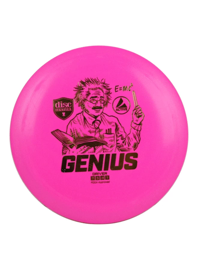 DISCMANIA ACTIVE BASIC DISC GOLF GENIUS DISTANCE DRIVER PINK 3 DISCMANIA ACTIVE BASIC DISC GOLF GENIUS DISTANCE DRIVER PINK