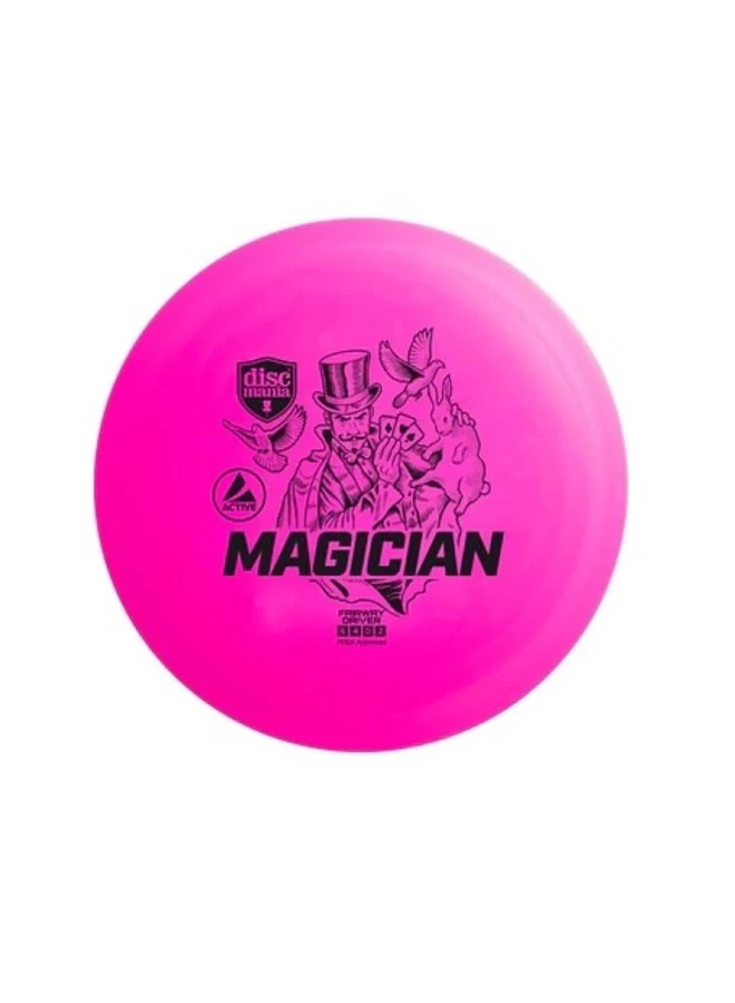DISCMANIA ACTIVE BASIC DISC GOLF MAGICIAN FAIRWAY DRIVER PINK 3 DISCMANIA ACTIVE BASIC DISC GOLF MAGICIAN FAIRWAY DRIVER PINK