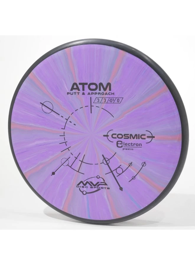 Dynamic MVP / AXIOM COSMIC ELECTRON DISC GOLF ATOM PUTT & APPROACH BLACK / PURPLE 3 Dynamic MVP / AXIOM COSMIC ELECTRON DISC GOLF ATOM PUTT & APPROACH BLACK / PURPLE