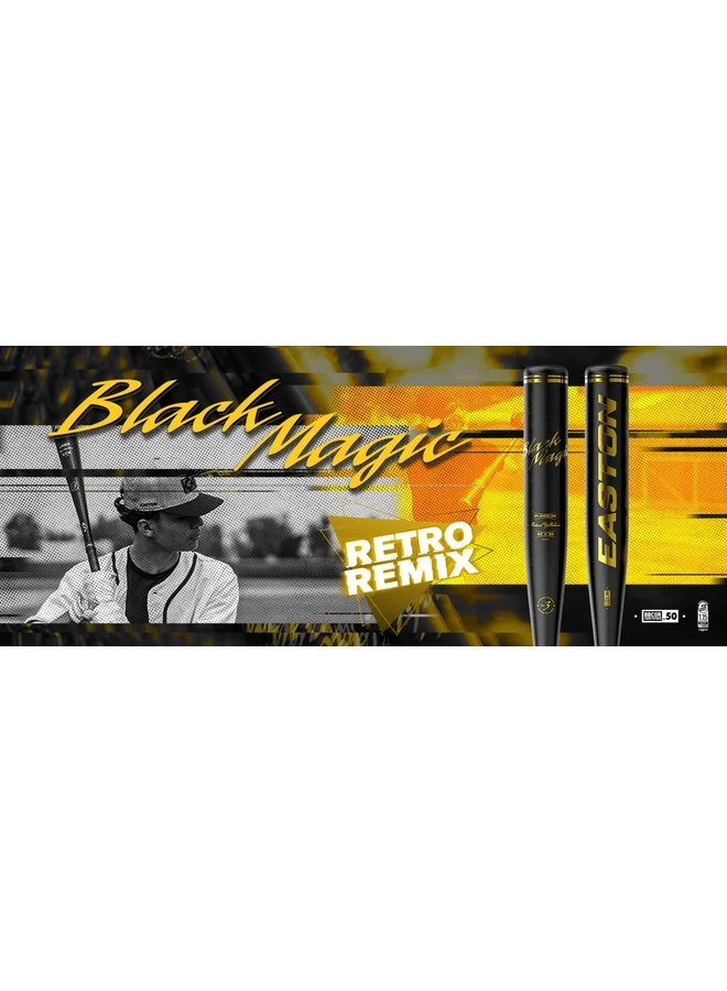 2023 Easton Black Magic 2 3/4” 1PC Alloy USSSA Baseball Bat 7 2023 Easton Black Magic 2 3/4” 1PC Alloy USSSA Baseball Bat - Image 5