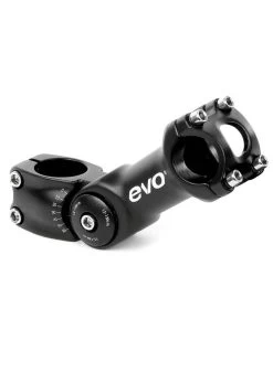 EVO, Compact, Adj. Stem, Diameter: 31.8mm, Length: 125mm, Steerer: 1-1/8'', Black