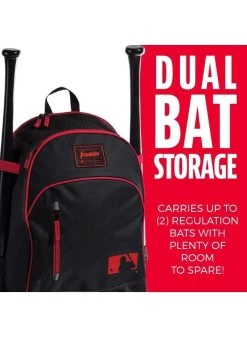 FRANKLIN PBATPACK BLACK/RED YOUTH -Sports Equipment Shop franklin franklin pbatpack black red youth 5