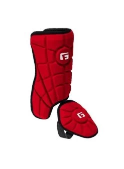 G-FORM PRO BATTERS LEG GUARD RED LEFT HAND BATTER