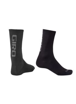 Giro HRC Team Socks - Black/Dark Shadow - Size M