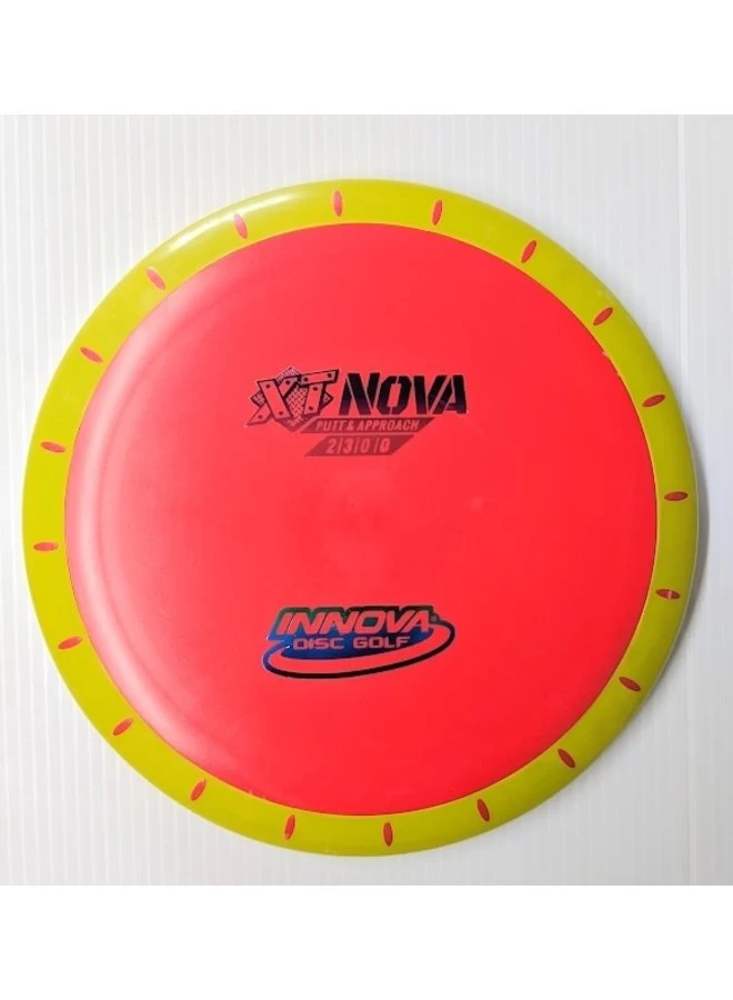 INNOVA DISC GOLF XT NOVA PUTTER LIME / RED 4 INNOVA DISC GOLF XT NOVA PUTTER LIME / RED - Image 2