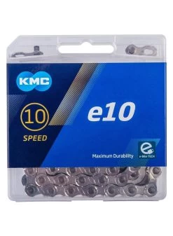 KMC Chain E10 Silver X136L, 10 Speed, E-Bike Chain