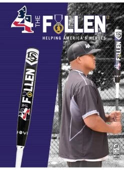 LOUISVILLE SLUGGER 2023 LOUISVILLE 4 THE FALLEN USSSA SLOPITCH BAT BLACK-WHITE -Sports Equipment Shop louisville slugger 2023 louisville 4 the fallen us 2