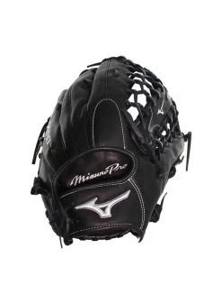 2023 MIZUNO PRO 12.75 SOFT BALL GLOVE BLACK SILVER -Sports Equipment Shop mizuno 2023 mizuno pro 1275 soft ball glove black 3