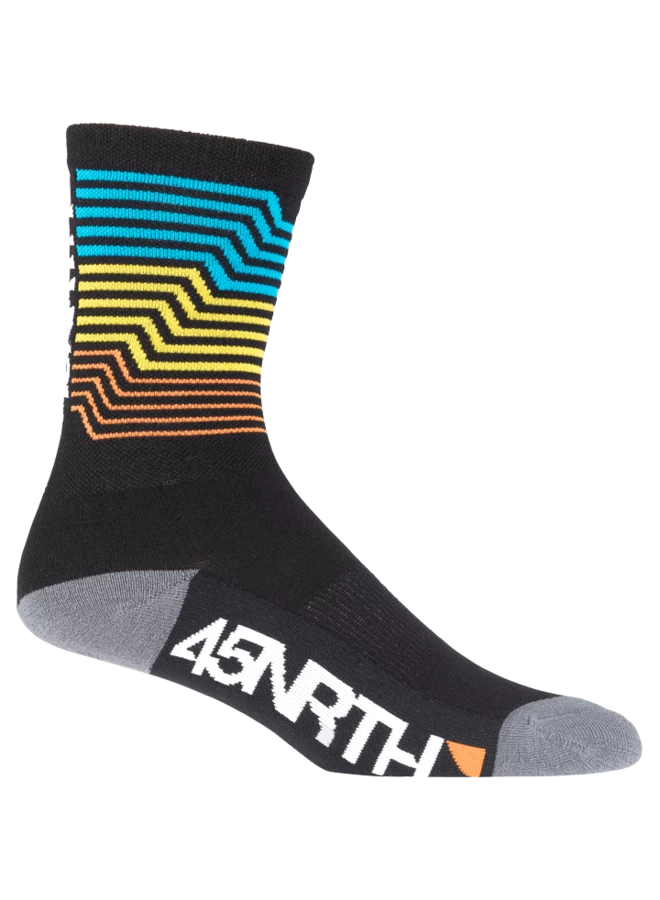 Mizuno 45NRTH MIDWEIGHT SOCK ELECTRIC RIFT 5 Mizuno 45NRTH MIDWEIGHT SOCK ELECTRIC RIFT - Image 3