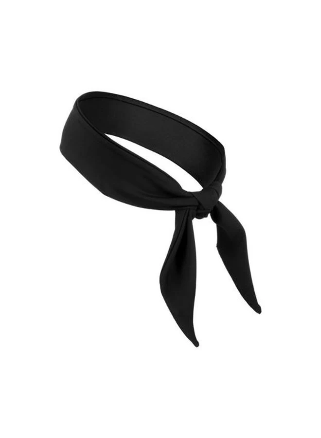 MIZUNO KNOTTED HEADBAND BLACK OSFM 4 MIZUNO KNOTTED HEADBAND BLACK OSFM - Image 2