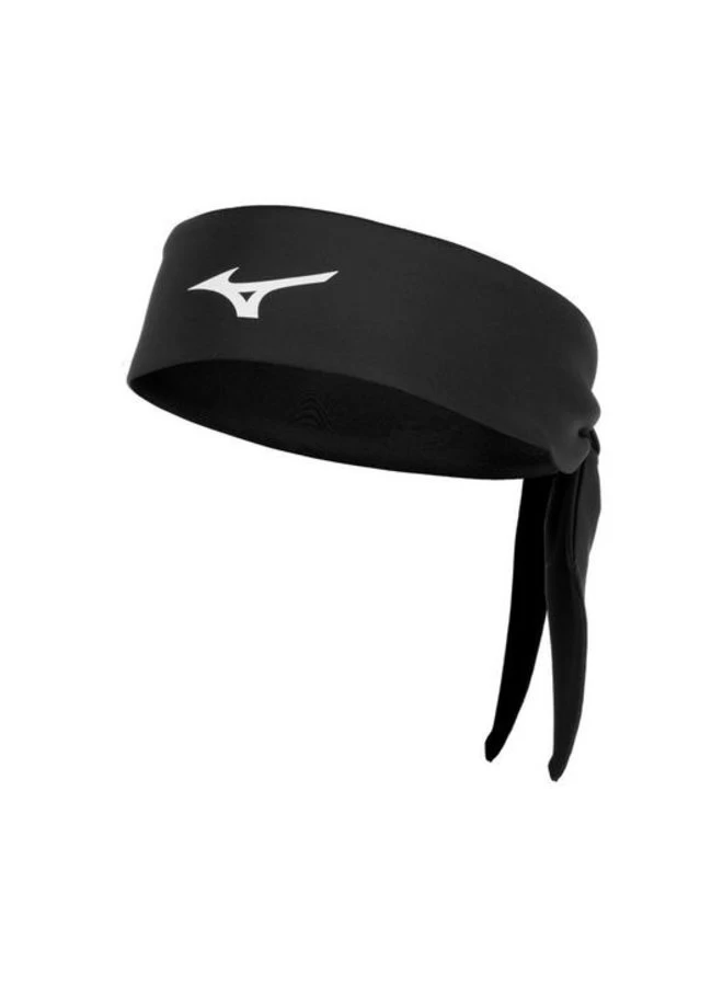 MIZUNO KNOTTED HEADBAND BLACK OSFM 3 MIZUNO KNOTTED HEADBAND BLACK OSFM