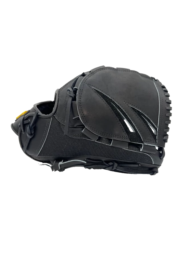 MIZUNO PRO VADER BALL GLOVE MADE IN HAGA JAPAN BLACK 12" RHT 4 MIZUNO PRO VADER BALL GLOVE MADE IN HAGA JAPAN BLACK 12" RHT - Image 2