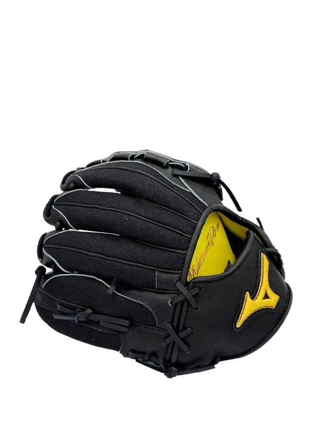 MIZUNO PRO VADER BALL GLOVE MADE IN HAGA JAPAN BLACK 12" RHT 6 MIZUNO PRO VADER BALL GLOVE MADE IN HAGA JAPAN BLACK 12" RHT - Image 4