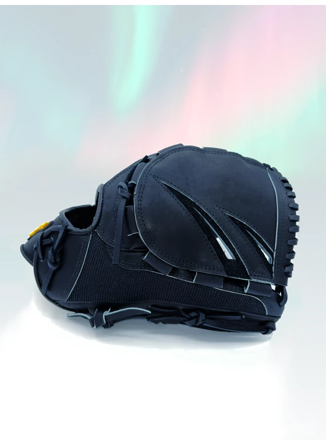 MIZUNO PRO VADER BALL GLOVE MADE IN HAGA JAPAN BLACK 12" RHT 8 MIZUNO PRO VADER BALL GLOVE MADE IN HAGA JAPAN BLACK 12" RHT - Image 6