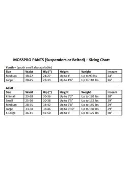 MOSSPRO BELTED PANT SENIOR 9 MOSSPRO BELTED PANT SENIOR -Sports Equipment Shop mosspro mosspro belted pant senior 7