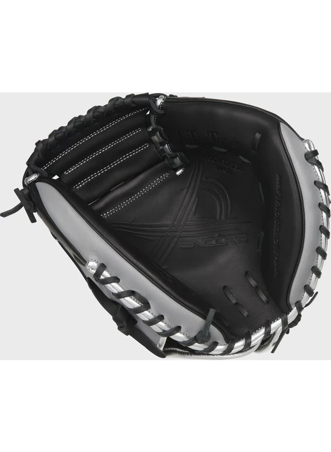 2022 RAWLINGS ENCORE SERIES CATHERS BASE MITT 32" RHT BLACK/GREY 4 2022 RAWLINGS ENCORE SERIES CATHERS BASE MITT 32" RHT BLACK/GREY - Image 2