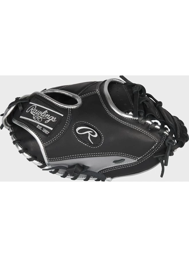 2022 RAWLINGS ENCORE SERIES CATHERS BASE MITT 32" RHT BLACK/GREY 5 2022 RAWLINGS ENCORE SERIES CATHERS BASE MITT 32" RHT BLACK/GREY - Image 3