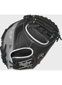 2022 RAWLINGS ENCORE SERIES CATHERS BASE MITT 32" RHT BLACK/GREY