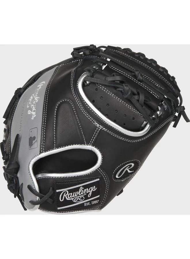 2022 RAWLINGS ENCORE SERIES CATHERS BASE MITT 32" RHT BLACK/GREY 3 2022 RAWLINGS ENCORE SERIES CATHERS BASE MITT 32" RHT BLACK/GREY