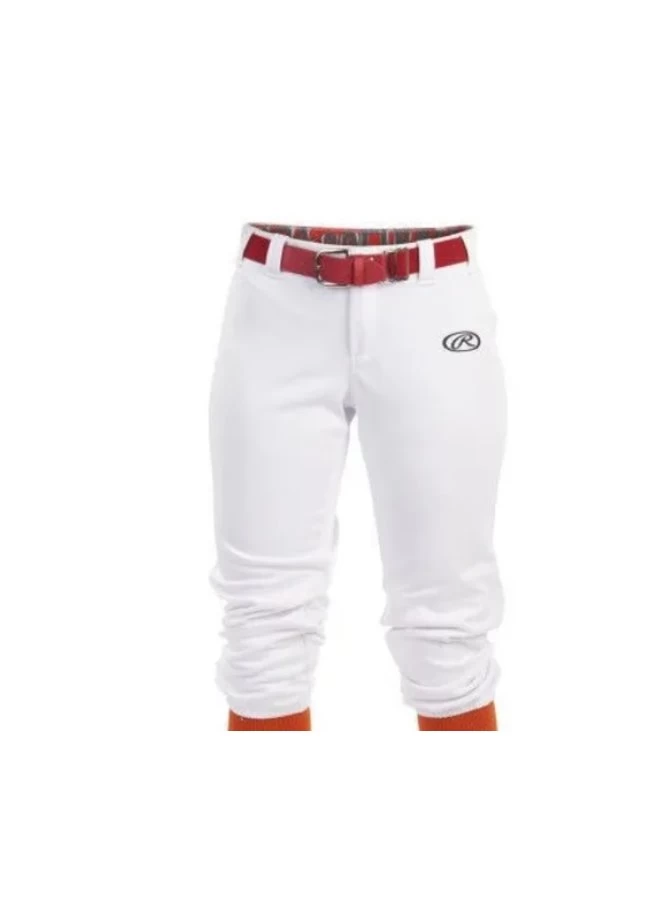 RAWLINGS GIRLS BELTED BALL PANTS 3 RAWLINGS GIRLS BELTED BALL PANTS
