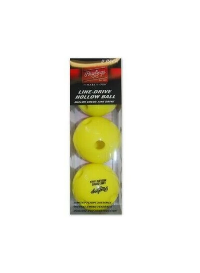 RAWLINGS LINE DRIVE HOLLOW BALL 3 PACK 4 RAWLINGS LINE DRIVE HOLLOW BALL 3 PACK - Image 2