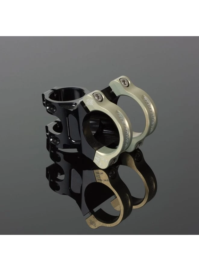 Renthal, Apex 35, Stem, Clamp: 35mm, L: 50mm, Steerer: 28.6mm, +/- 6deg, Black/Gld 4 Renthal, Apex 35, Stem, Clamp: 35mm, L: 50mm, Steerer: 28.6mm, +/- 6deg, Black/Gld - Image 2