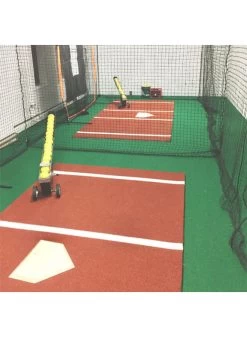 Sportwheels 12' X 6' Clay Batting Mat Pro (Lined) -Sports Equipment Shop sportwheels 12 x 6 clay batting mat pro lined 2