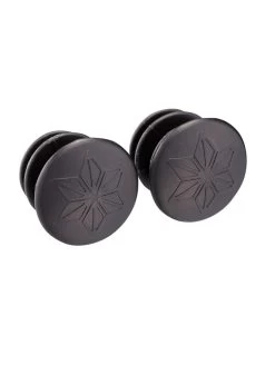 SUPACAZ SUAVE BAR TAPE - BLACK WITH SL PLUGS . -Sports Equipment Shop supacaz supacaz suave bar tape black with sl plugs 2