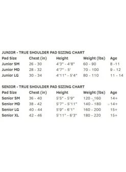 2020 TRUE SP AX7 JR SHOULDER PAD 13 2020 TRUE SP AX7 JR SHOULDER PAD -Sports Equipment Shop true 2020 true sp ax7 jr shoulder pad 5