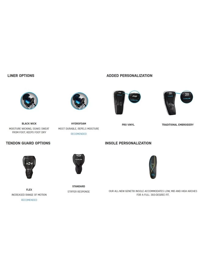 TRUE SK CUSTOM SVH PRO PLAYER SKATE WITH DLC STEEL 8 TRUE SK CUSTOM SVH PRO PLAYER SKATE WITH DLC STEEL - Image 6