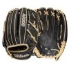 2021 Wilson A2000 B2 Pitcher's 12" SuperSkin Infield Baseball Glove Black-Black LHT