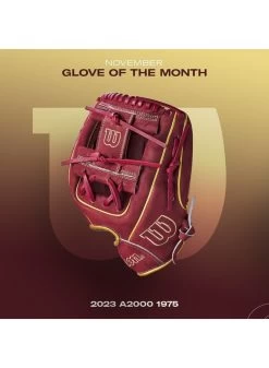 2022 WILSON A2000 1975 CRIMSON VELVET 11.75" GOTM NOV -Sports Equipment Shop wilson 2022 wilson a2000 1975 crimson velvet 1175 3