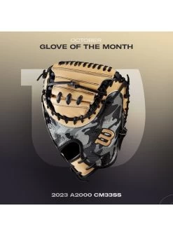 2022 WILSON A2000 CM33 CATCHERS MITT GOTM OCT BLACK CAMO -Sports Equipment Shop wilson 2022 wilson a2000 cm33 catchers mitt gotm o 2