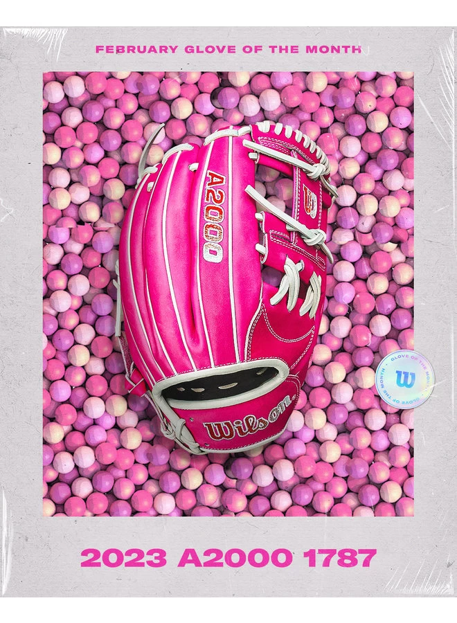 2023 WILSON A2000 1787 GLOVE 11.75" GLOVE GOTM FEB VALENTINE 8 2023 WILSON A2000 1787 GLOVE 11.75" GLOVE GOTM FEB VALENTINE - Image 6