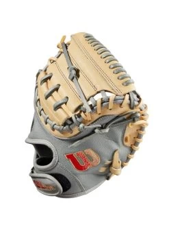 2023 WILSON A2000 PEDROIA FIT PF33 (C) CM33" BLONDE-GREYSS-RED -Sports Equipment Shop wilson 2023 wilson a2000 pedroia fit pf33 c cm33 b 2