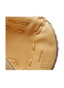 2023 WILSON A2000 PEDROIA FIT PF33 (C) CM33" BLONDE-GREYSS-RED -Sports Equipment Shop wilson 2023 wilson a2000 pedroia fit pf33 c cm33 b 4