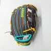 Wilson A2000 12″ DW5 Pattern GOTM Feb 2022 Dark Brown / Teal /Yel RHT -Sports Equipment Shop wilson wilson a2000 12 dw5 pattern gotm feb 2022 d